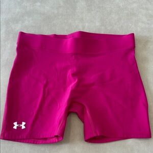 Under Armour Women's Vibrant Pink Athletic Shorts